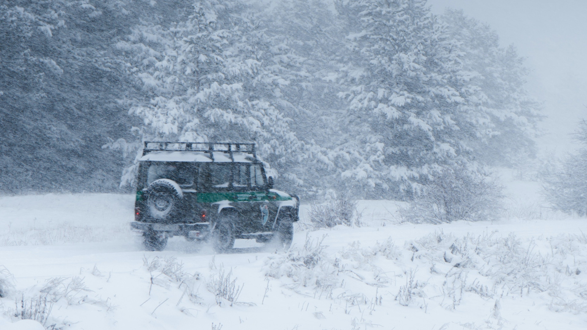 Defender en la nieve